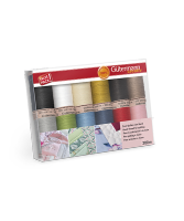 Gutermann ชุดด้ายเย็บผ้า งานควิลท์ 12 หลอด / 200เมตร Sewing thread set Quilting