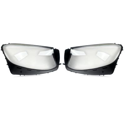 For - W253 GLC 200 250 300 2016-2019 Car Headlight Lens Cover Head Light Lamp Shade Shell Lens Case