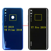 ใหม่สำหรับ Huawei Y7 2019 Y7 Pro 2019 Y7นายก2019หลังฝาหลังปิดโทรศัพท์ด้านหลัง Y7เคส2019 Y7 Pro 2019ฝาหลังปิดโทรศัพท์