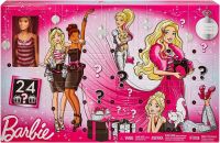 Barbie Advent Calendar with Blonde Barbie Doll 23 Accessories GFF61 ปฏิทินชนิดหนึ่งซึ่งเป็นสัญลักษณ์ของเทศกาลศักดิ์สิทธิ์ของการมาจุติของพระเยซูบาร์บี้สีบลอนด์ตุ๊กตาบาร์บี้23อุปกรณ์ GFF61