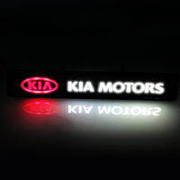 สำหรับ KIA โลโก้รถไฟ LED อัตโนมัติกันชนหน้ากระจังหน้าไฟตกแต่งโคมไฟ