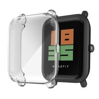 Huami Amazfit Bip S/u Lite/pop Pro GTS 4 3 2 Mini ชุบเคส Tpu ชัดเจนอุปกรณ์เคสโทรศัพท์เพรียวบาง