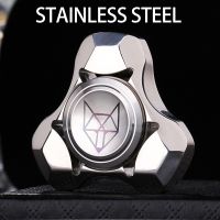 Stainless Steel Hand Spinner Fidget Silent Bearing Zinc Alloy Metal Ball Mute Edc Toys Finger Gyro Relieve Stress Boy Xmas Gift