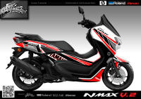 สติ๊กเกอร์แต่งลายรถ Yamaha Nmax V.2 ลาย Racing Sport V.1