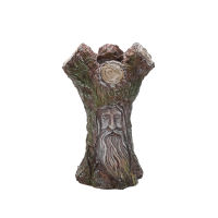 Tree Shape Ornaments Desktop Outdoor Indoor Office Home Decor Sculpture Resin Flower Pot Balcony Gift Artistic Garden Face