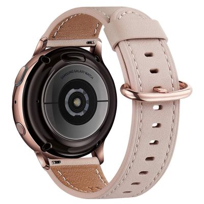สาย20มม. สำหรับ Amazfit GTS 2/3/4สายหนังสำหรับ Samsung Galaxy 5 /Pro สาย S2สำหรับ Huawei Gt 2e Galaxy Watch 4สายรัดแบบคลาสสิก