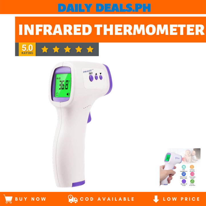 Forehead Thermometer Infrared Thermometer Non Contact Thermometers With Fever Alarm Handheld 4022