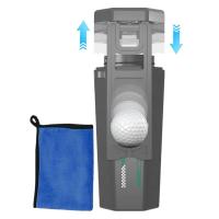 Golf Ball Washer With Golf Towel Portable Golf Ball Cleaner Golf Ball Washing Machine Multipurpose Golfs Club Cleaning Accesory Towels