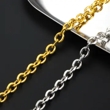 5m/Lot Stainless Steel Necklace Chains Bulk Bulk Jewellery Chain