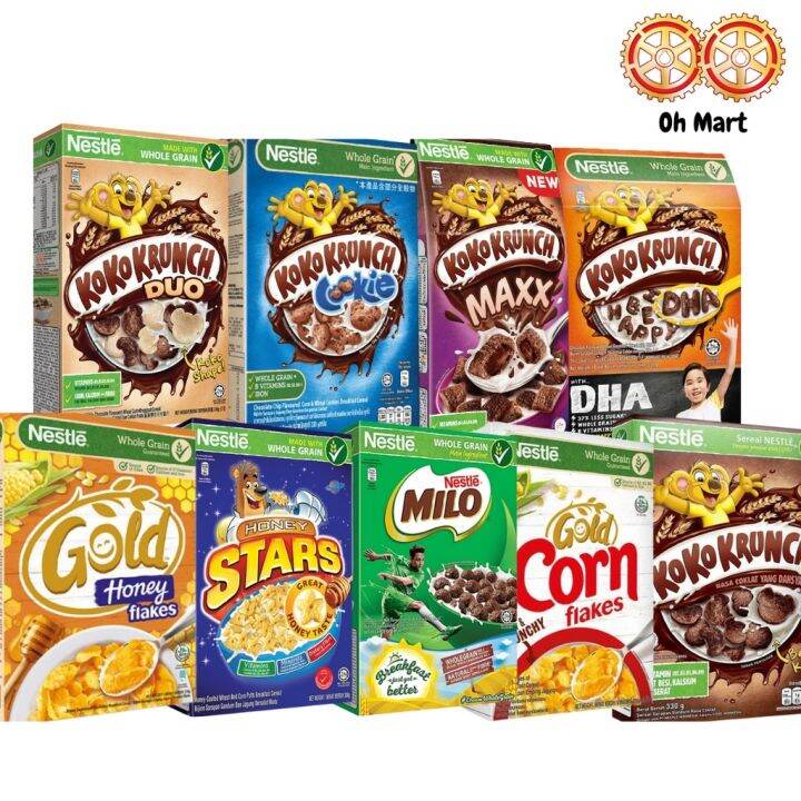 New Nestle Breakfast Cereal Koko Krunch 330 g/ Honey Star 300 g/ Milo ...