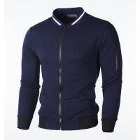 2022ยี่ห้อใหม่ผู้ชายเสื้อลายสก๊อตซิปชายเสื้อ Stand Collar สำหรับชาย Casual Man Zipper Sweatshirt เสื้อผ้า