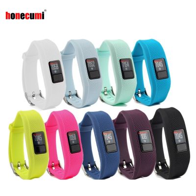 Honecumi Smart Watch Bands For Garmin Vivofit 3 and For Garmin JR Kids Silicone Wristband Strap Interchangeable Accessory