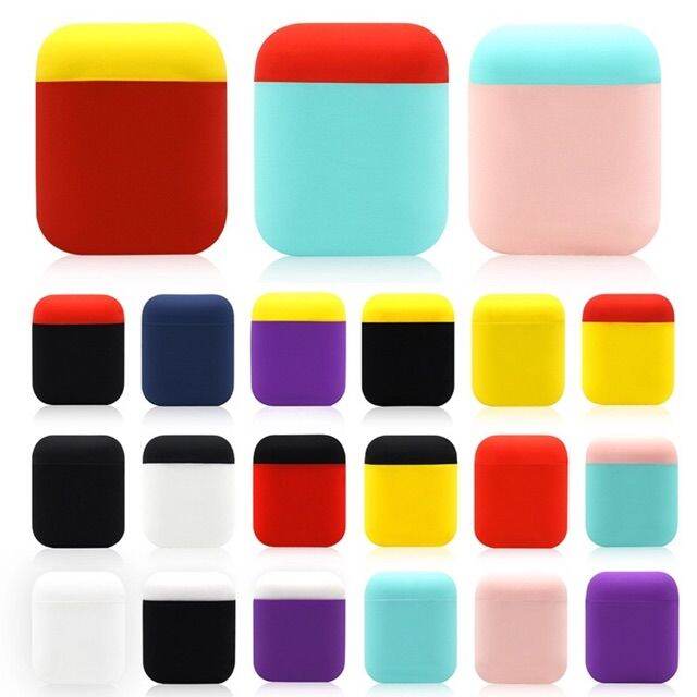 new-ซิลิโคนเก็บกล่อง-pods-แบบสองสี-colorful-style-pods-silicone-protective-case