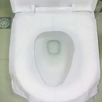 [The Fayshow] 1แพ็ค10ชิ้นขนาดกระเป๋า healthful Safe disposable Paper toilet Seat covers