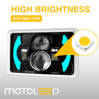 Motoled DC12V โปรเจคเตอร์เลนส์รถจักรยานยนต์ LED อุปกรณ์เสริมไฟหน้ารถจักรยานยนต์ไฟ LED สำหรับ Moto Cg125 125cc Mt03อุปกรณ์มอเตอร์ไซค์