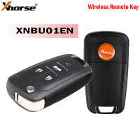 Xhorse XNBU01EN Wireless Remote Key 4ปุ่มรถ Remote Key สำหรับ VVDI2 Key Tool สำหรับ Buick Flip Buick Chevrolet สไตล์อุปกรณ์เสริม