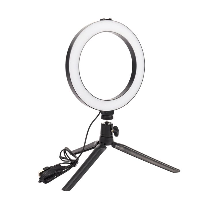 dimmable-led-lighting-photographic-studio-selfie-ring-light-3200k-5500k-with-camera-photo-with-usb-cable-and-mini-tripod