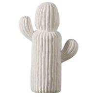 Nordic Creative Cactus Decoration Household Soft Decoration Ceramic White Simple Living Room TV Cabinet Decoration