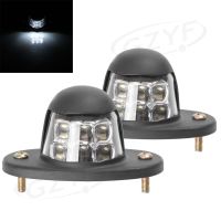 6-LED Number License Plate Light Lamp Universal For Auto Car Door Truck Bed Boat Courtesy Light Waterproof White 2PCS