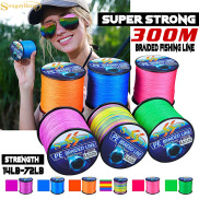 Sougayilang Dây Câu 4 Strands 300M Bện Multifilament Dòng Fishing Nước