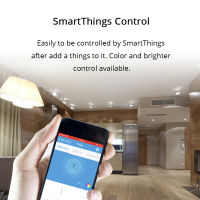 Benexmart ZigBee 3.0ดาวน์ไลท์ LED RGBCW 12W ไฟเพดานแบบปิดภาคเรียนอัจฉริยะรองรับ Alexa Home Smartthings Tuya App Control