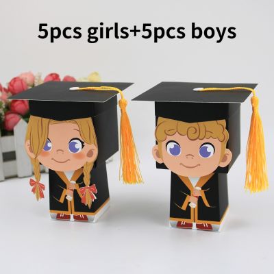 【YF】✘◈  10pcs Paper with Boxes for Graduation·Party Child Boys