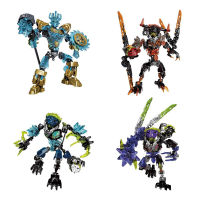 Bionicle ตุ๊กตาขยับแขนขาได้บล็อคก่อสร้างของเล่นนักรบ Master ทหาร Figur Robot บล็อคก่อสร้าง S แบบอิฐของเล่นเพื่อการศึกษาของเล่นเด็ก