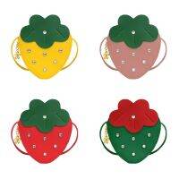 【CW】 Little Strawberry Purse Crossbody Clutch Shoulder for Toddlers Satchel