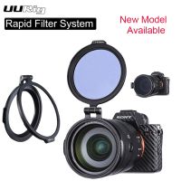 Uurig RFS ND Filter Rapid Filter System Quick Release Flip Bracket Lens Flip Mount For Sony Nikon DSLR Camera Accessories