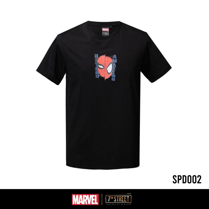 เสื้อยืด-spider-man-ลิขสิทธิ์แท้-marvel-x-7th-street-ของแท้100