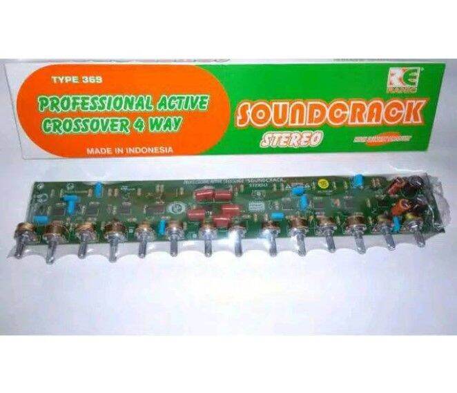KIT CROSSOVER AKTIF 4 WAY STEREO SUBWOOFER RANIC 369 ASLI (Bisa Bayar