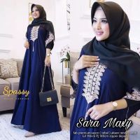 【NEW Popular】 Sara MAXY BY Ll ARAB DASTER ซิปด้านหน้าเกรดผ้าเรยอนซาร่า SPASSY SHIREN BUSUI RESLETING DEPAN KAIN