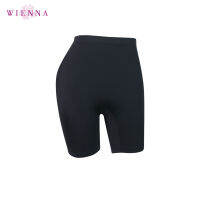 Wienna DY12300 , DY12301 ชุดชั้นใน เวียนนา กางเกงใน แพ้นท์กึ่งเสตย์ขาสั้น Super Fine Pants เต็มตัว เอวสูง ไซซ์ L(70),XL(76),XXL(82),3XL(90)  สีเนื้อ , ดำ