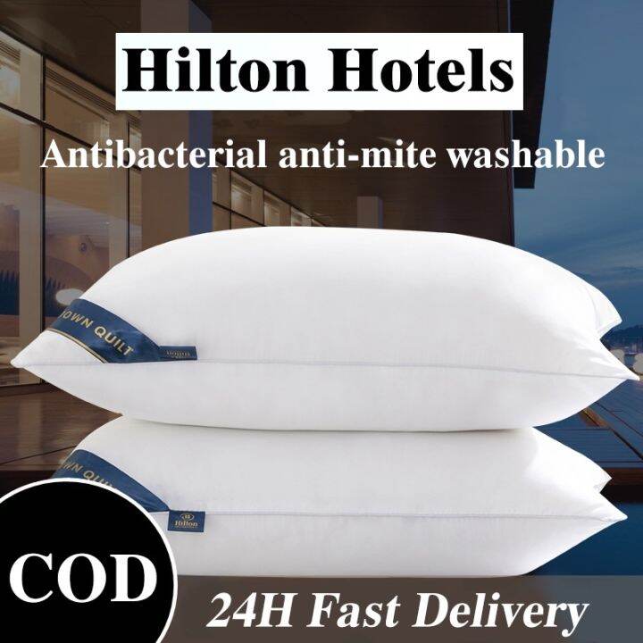 COD Buy 1 Get 1 Premium Hilton Hotel Pillow Size 29 ×19 Comfortable