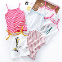 Summer Style Girl Underwear Kids Clothes Cotton Tank Tops For Girls Lace Girls Camisole Baby Undershirt 3-10T Teenager Singlets