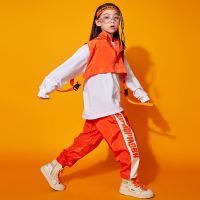 [COD] Childrens hiphop street dance trendy childrens boy suit vest hip girl costume