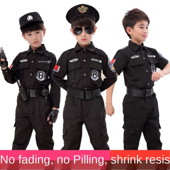 Police uniforms, children s officer costumes, boys, public security ...