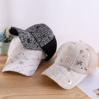 Summer Mesh Breathable Baseball Cap 2022 New Ladies Wild Sequined Caps Street Outdoor Sun Hat All Kinds of Hats Wholesale