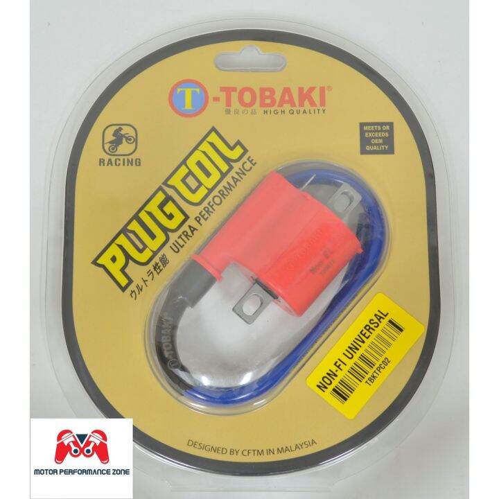 Tobaki Racing Plug Coil Non Fuel Injection Universal Lazada