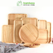 COLLECT VOUCHER 10% OFF -Bambooo eco premium solid wood tray heat