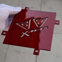 แผ่นครอบปิดใบพัด สีแดงใส ของแต่ง X - MAX 300 ยามาฮ่า yamaha x max300 ลดกระหน่ำ++