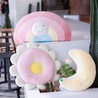 ✢◄☂ Hot Colorful Moon Rainbow Star Cloud Conch Plush Pillow Kid Plush Toys Soft Sofa Crown Stuffed Cushion Baby Sleeping Pillow Gift