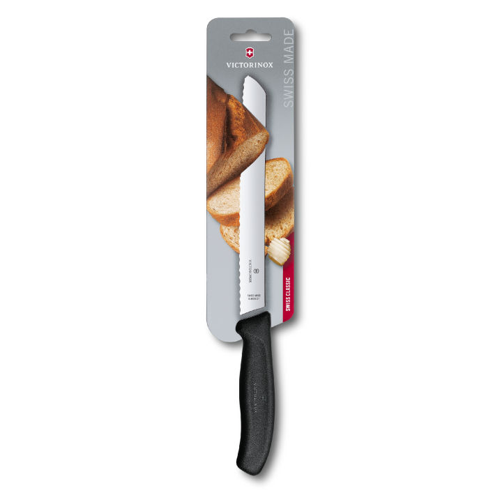 Victorinox มีดครัว/มีดหั่นขนมปัง Kitchen Knives - Bread knife Swiss Classic, Blister (6.8633.21B)