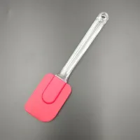 【❖New Hot❖】 HUOFD SHOP 1Pcs Pastry Tools ไม้พายซิลิโคน Baking Scraper Cream Butter Handled เค้กไม้พายทำอาหารเค้กแปรง Kitchen