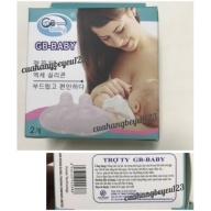Hộp 02 cái trợ ti trợ ty  hỗ trợ Mẹ cho bé bú không BPA - GB Baby Công thumbnail