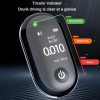 Alcohol Breathalyzers Portable Breath Tester Digital LCD USB Charge Accurate Blood Alcohol Content Result BAC Testing Analyzer