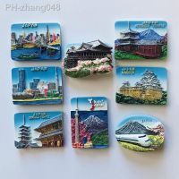 Country Fridge Magnets Tokyo Magnet Travel Resin Mt. Fuji Hokkaido Refrigerant Stickers Souvenir Magnetic