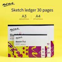 A4/A3 Drawing Notebooks Adhesive Sketchbook with Thickened 110G Paper Student Sketch Book Writing Pads Note Books Pads