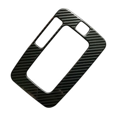 for Ranger Everest Endeavor 2015+ Carbon Fiber Stainless Steel Gear Shift Panel Cover Trim Frame Decor Accessories