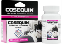 วิตามินแมว อาหารเสริมแมว สำหรับแมวบำรุงข้อต่อ ป้องกันข้อต่อเสื่อม Cosequin Maximum Joint Health 30 แคปซูล